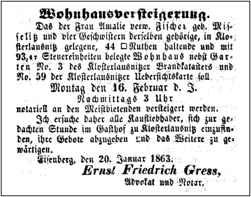 1863-02-16 Kl Hausversteigerung